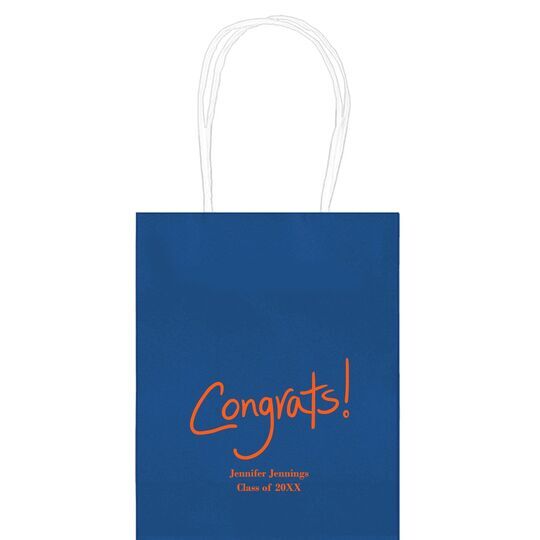 Fun Congrats Mini Twisted Handled Bags